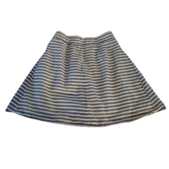 J. Crew Preppy Coaster Striped Gimlet Flared Skirt - Picture 8 of 8